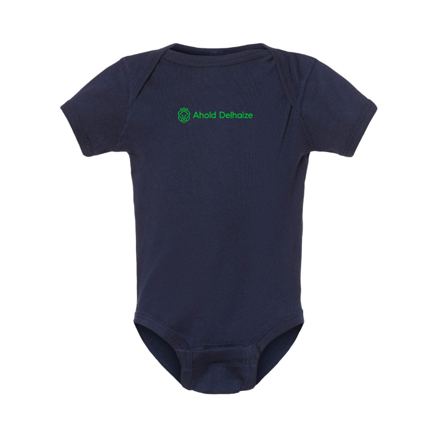 Ahold Delhaize Vertical Logo  Baby Onesie Romper