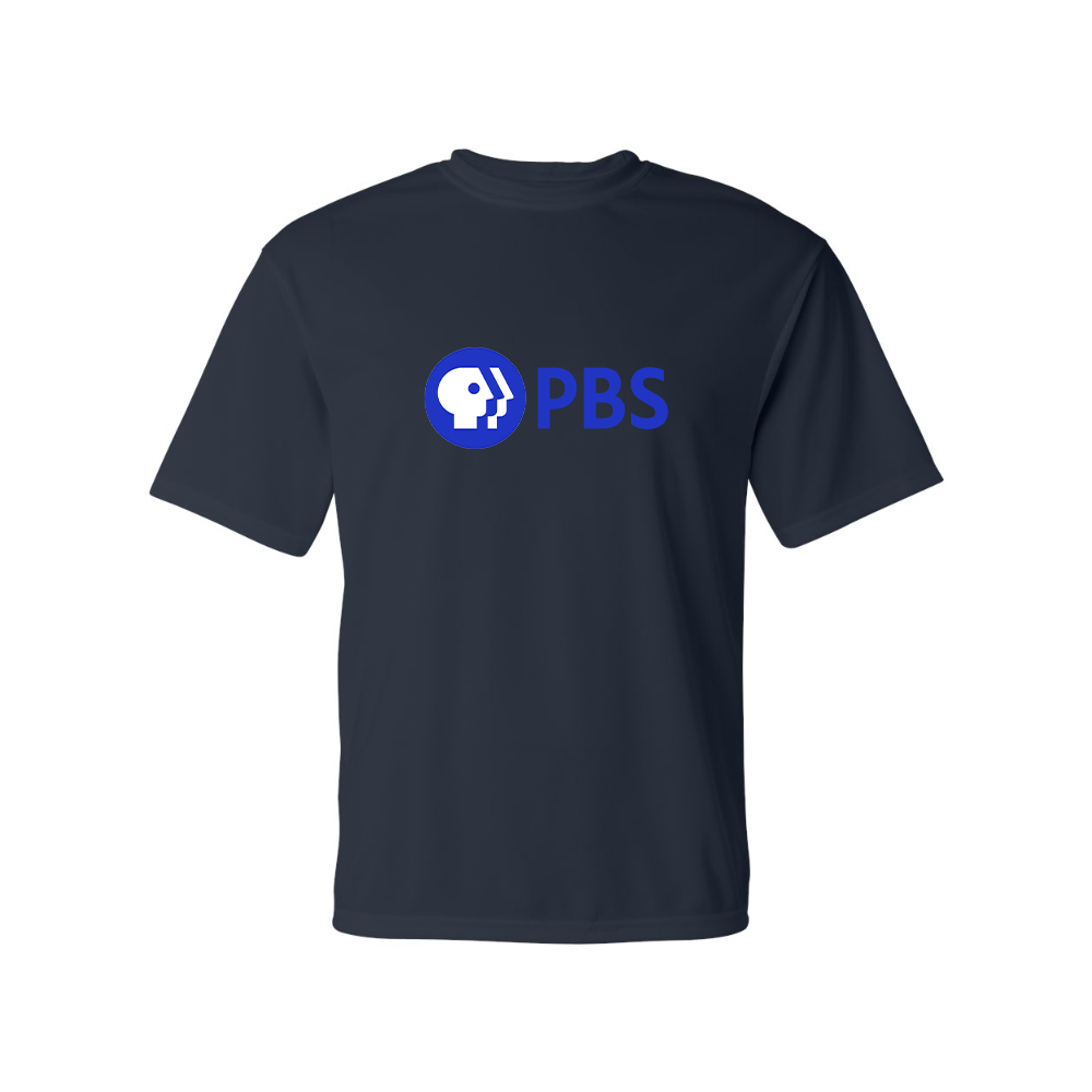 Men's  PBS Blue Performance T-Shirt