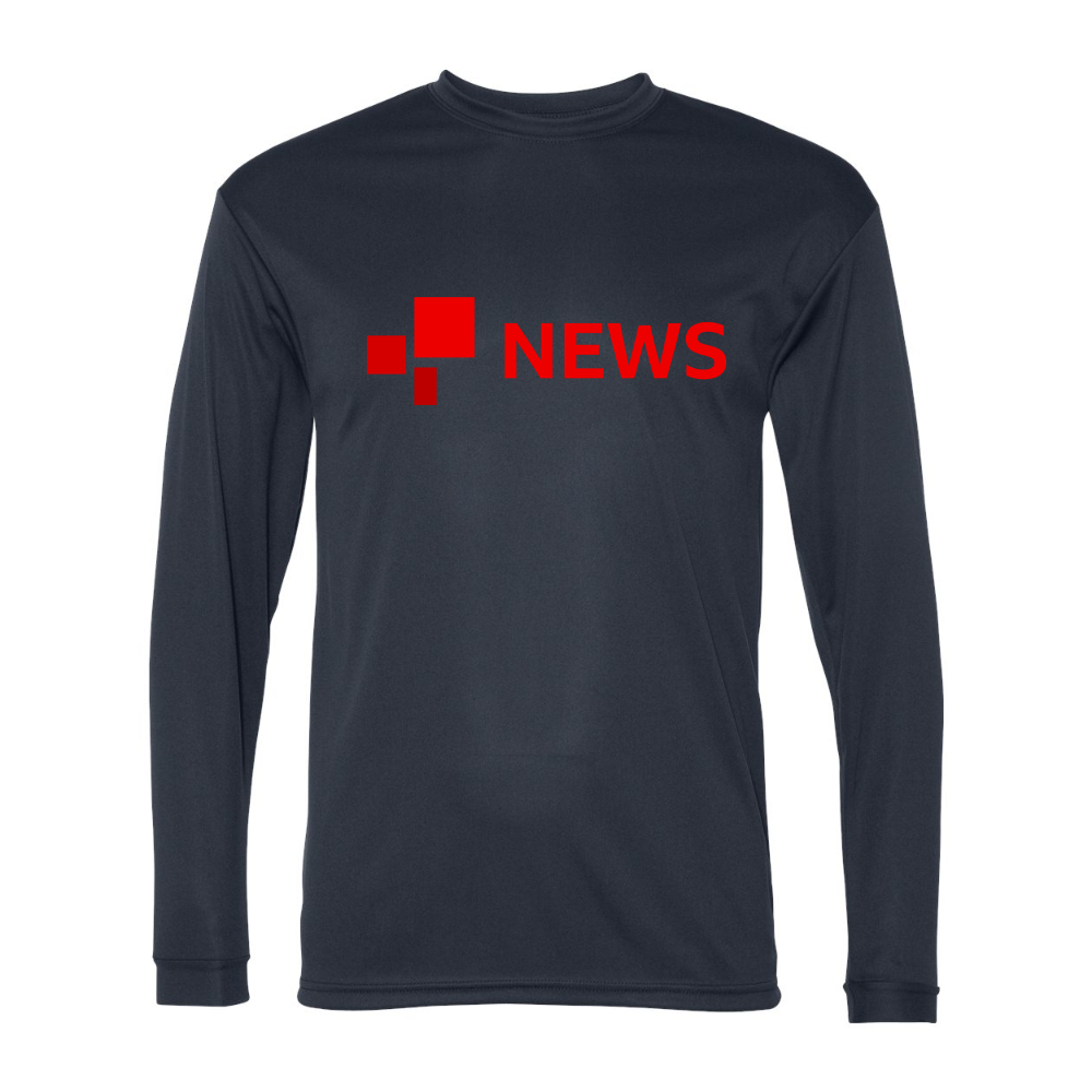 Men's  BBC News  Performance Long Sleeve T-Shirt
