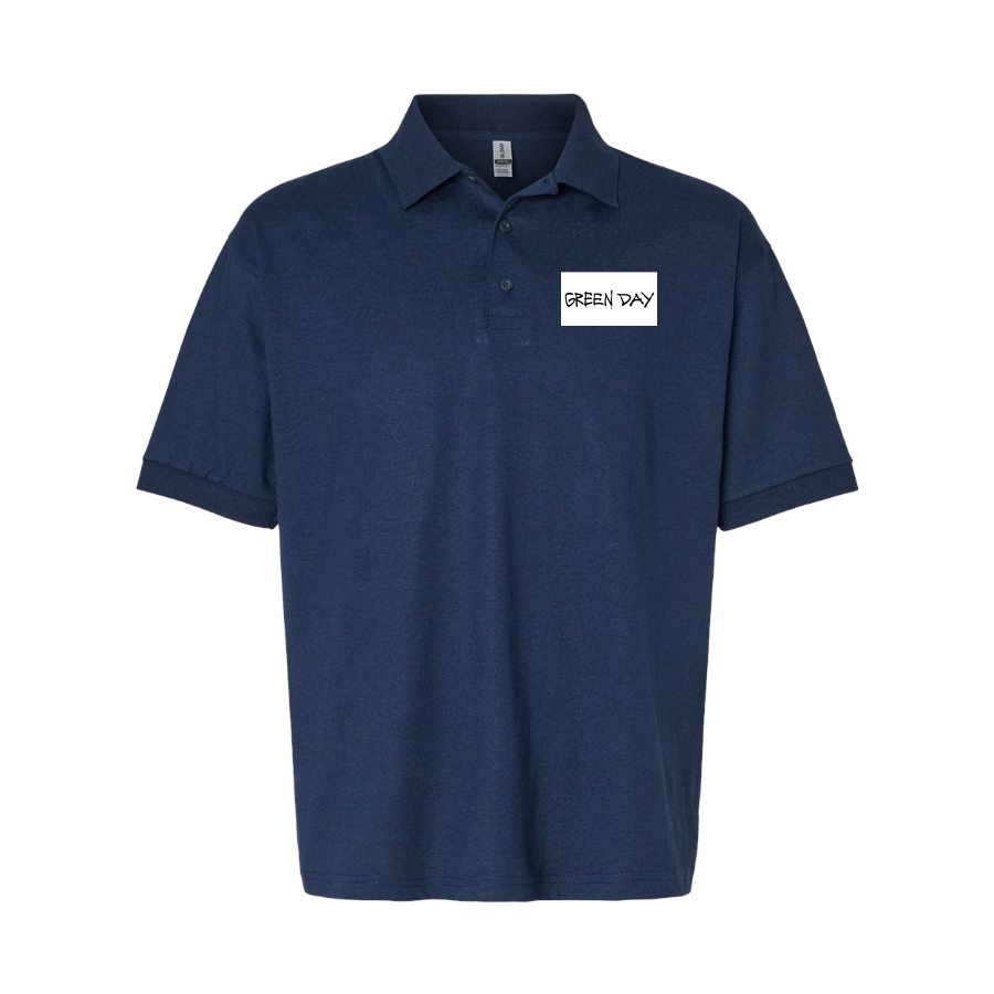 Men's Green Day Logo Dry Blend Polo
