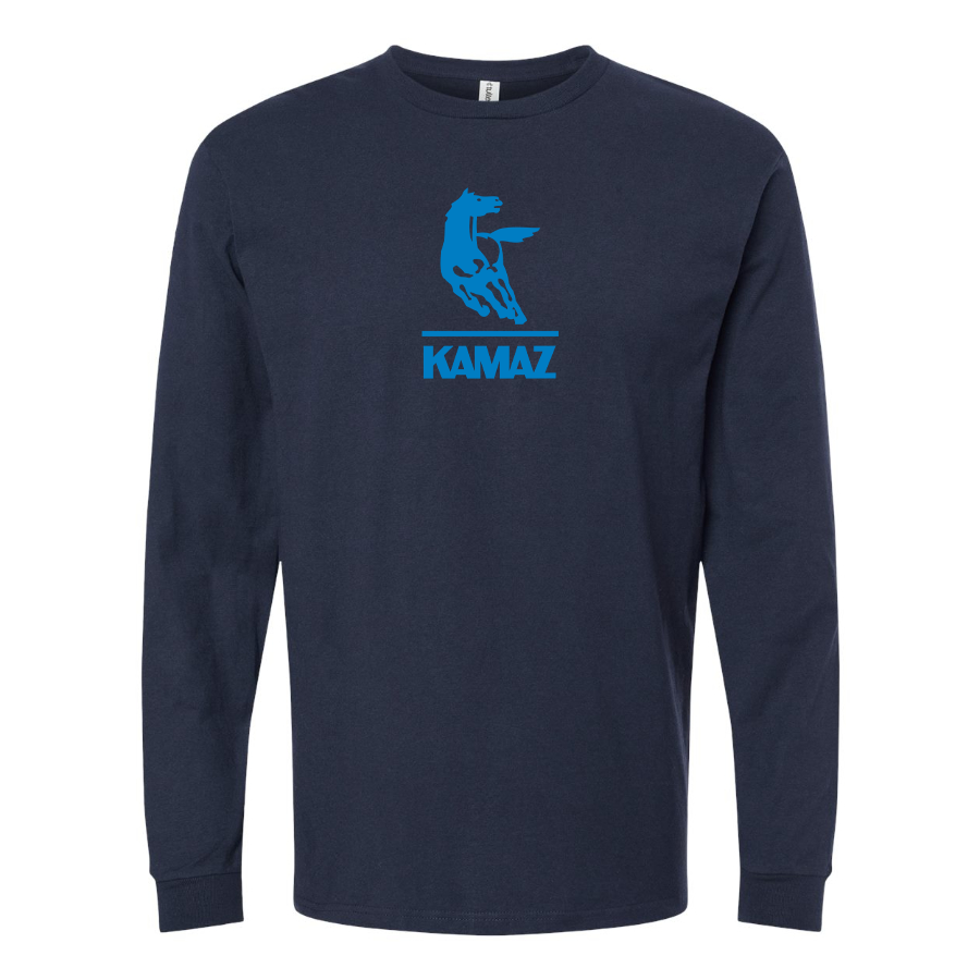Men's KAMAZ  Logo Cotton Long Sleeve T-Shirt