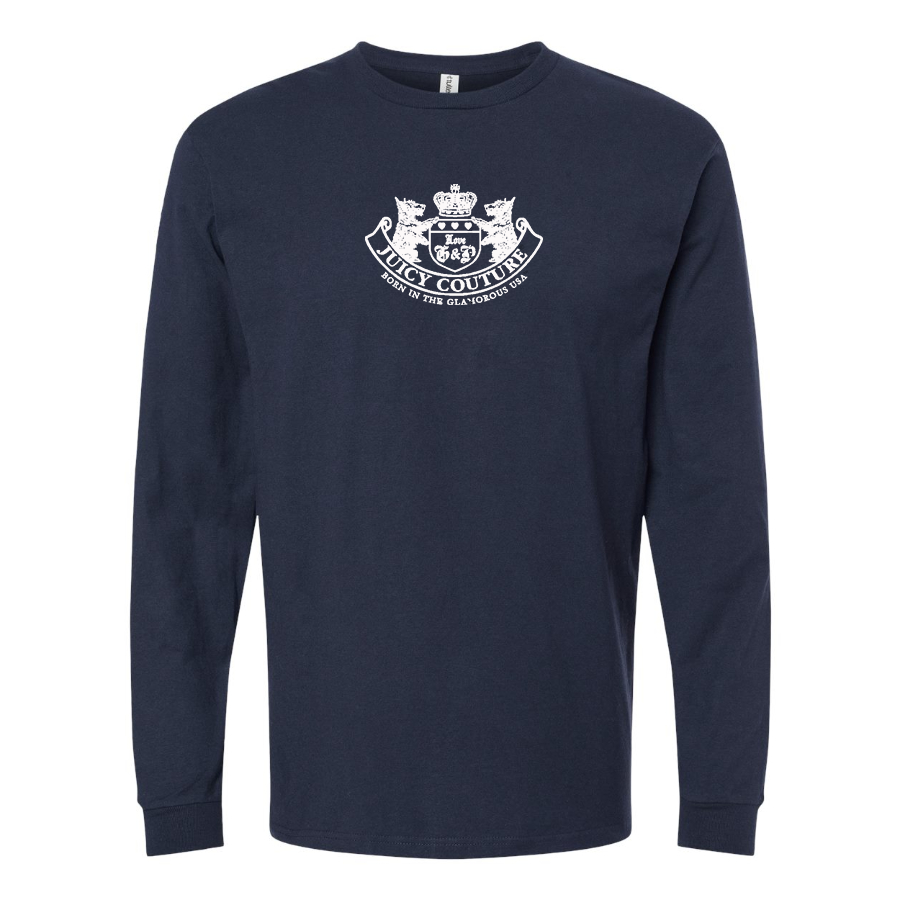 Men's Juicy Couture Logo Cotton Long Sleeve T-Shirt