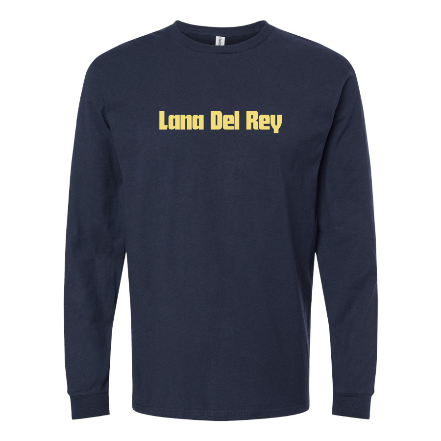 Men's Lana Del Rey Logo Cotton Long Sleeve T-Shirt