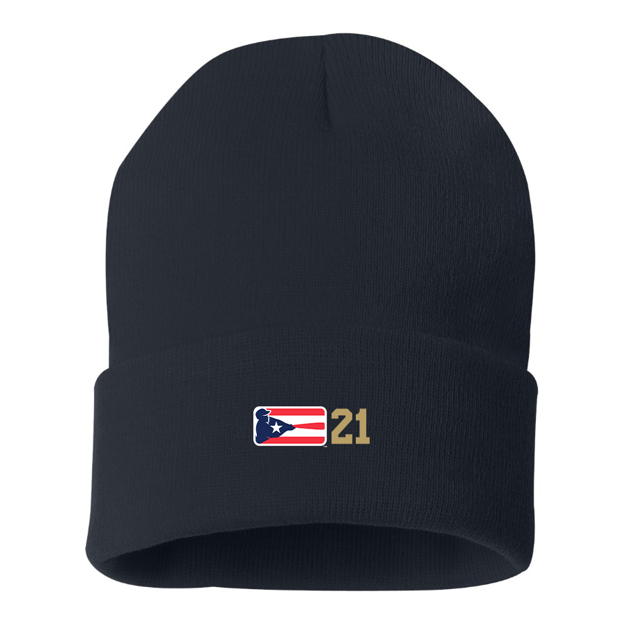 Liga de Beisbol Profesional Roberto Clemente Logo Beanie Hat