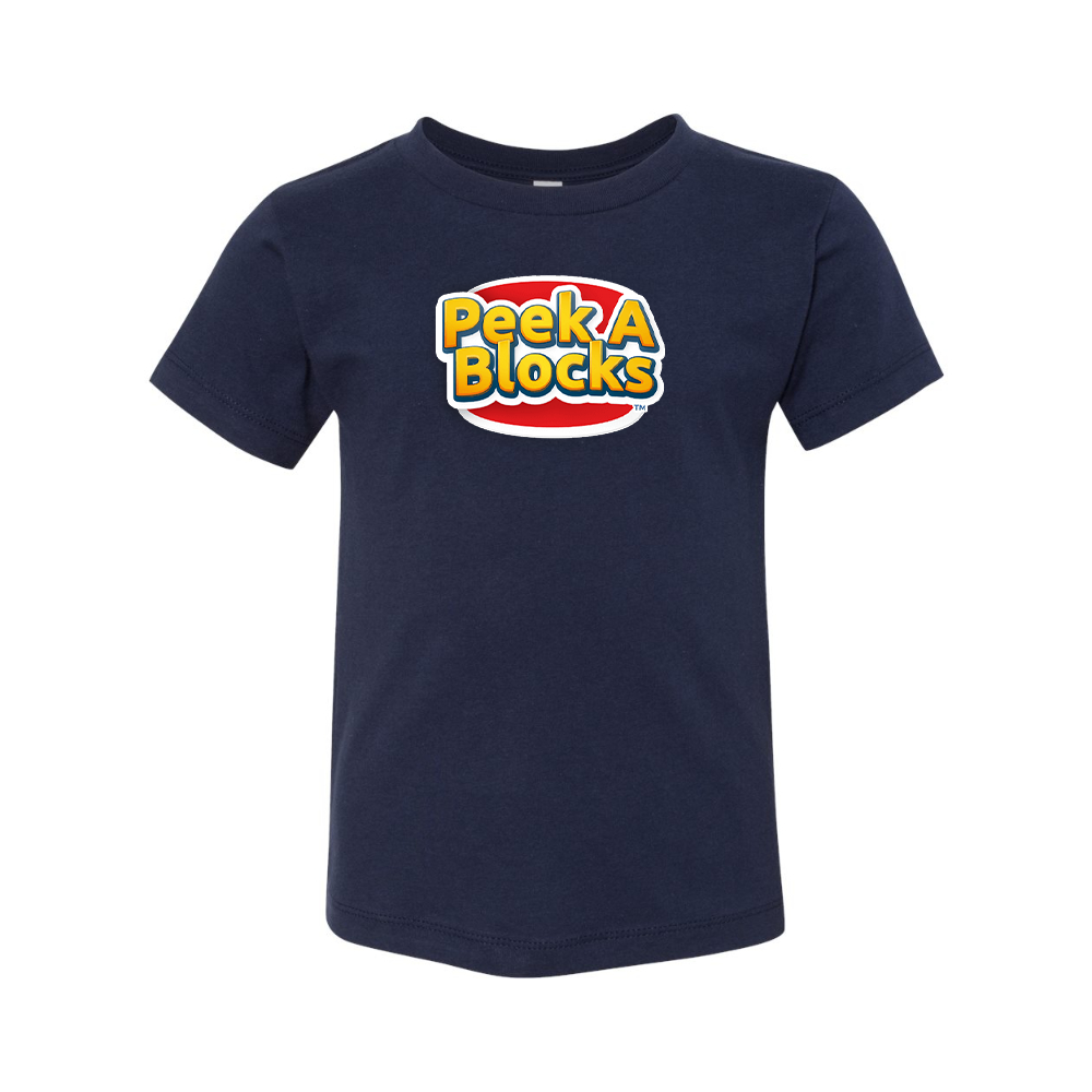 Peek A Blocks BELLA  CANVAS Toddler Jersey Tee