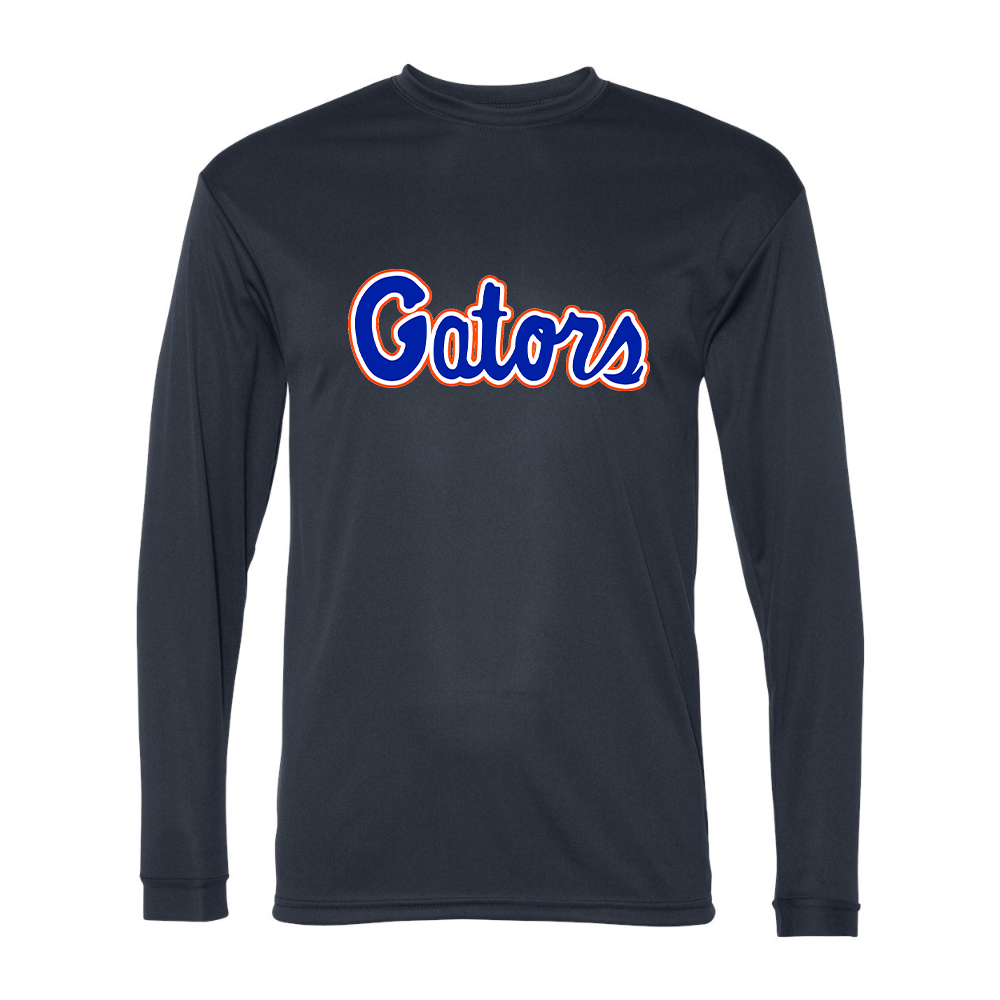 Men's Florida Gators Script Performance Long Sleeve T-Shirt