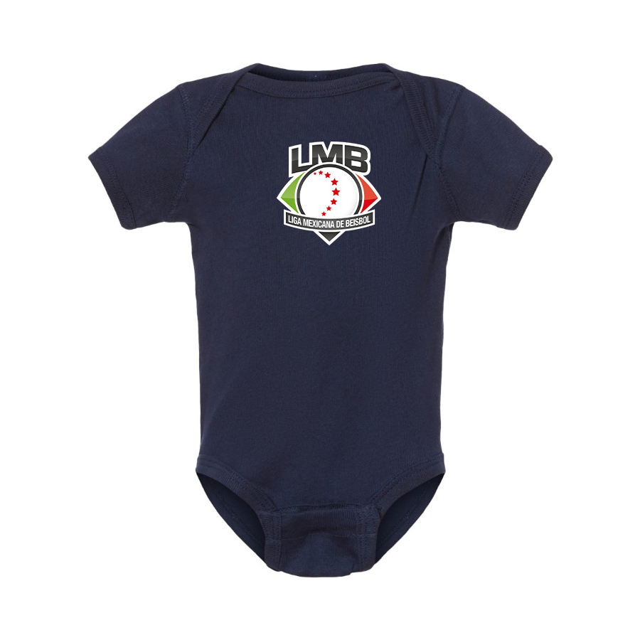 Liga Mexicana de Béisbol Logo Baby Onesie Romper