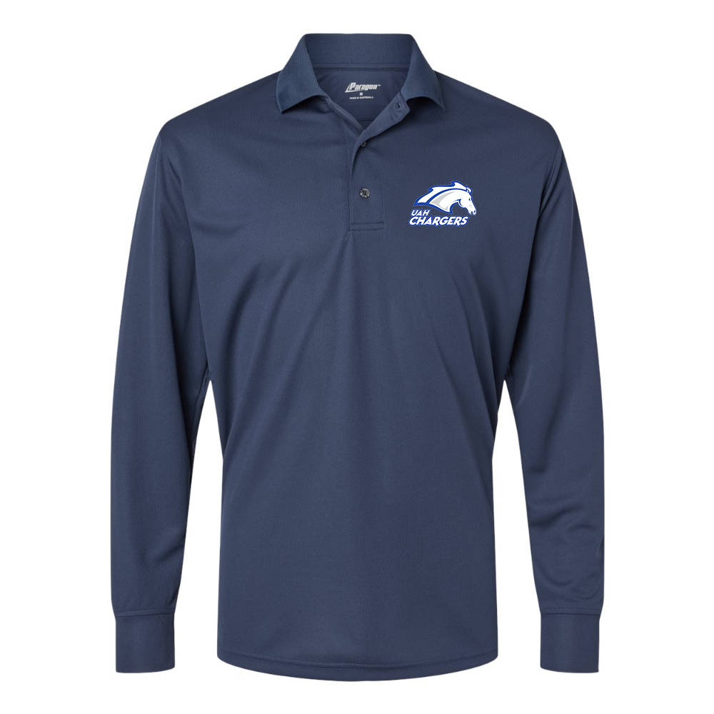 Men's Alabama Huntsville Chargers Paragon Prescott Long Sleeve Polo