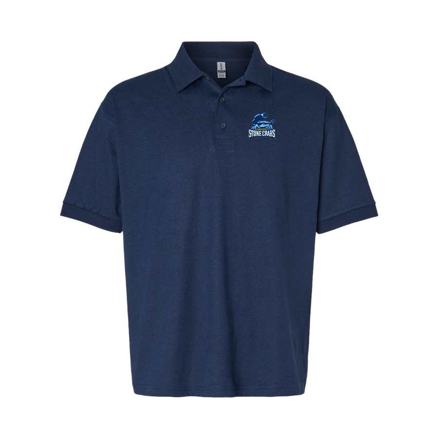 Men's Charlotte Stone Crabs Logo Dry Blend Polo