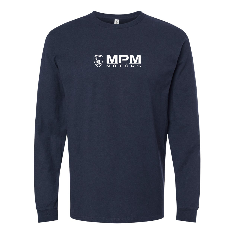 Men's MPM-Motors  Logo Cotton Long Sleeve T-Shirt