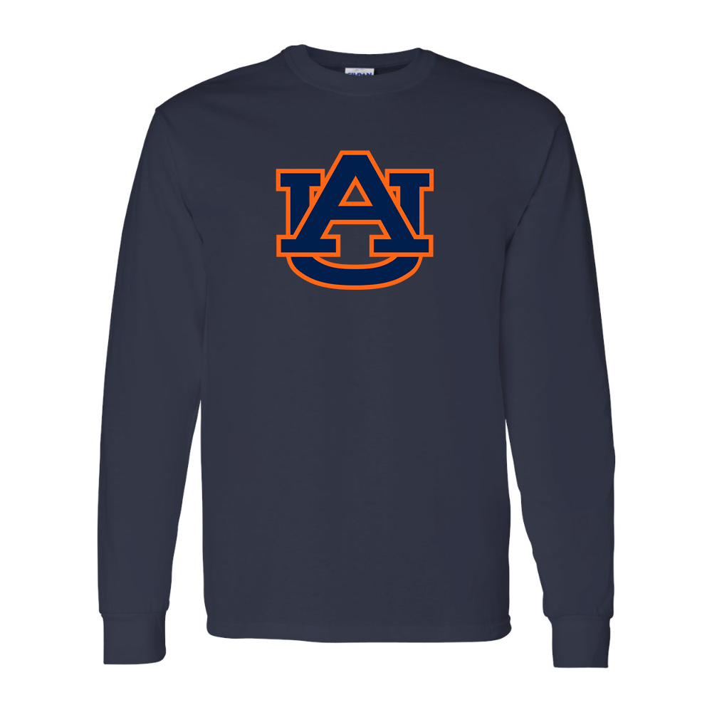 Men's  Auburn Tigers  Gildan Heavy Cotton Long Sleeve T-Shirt