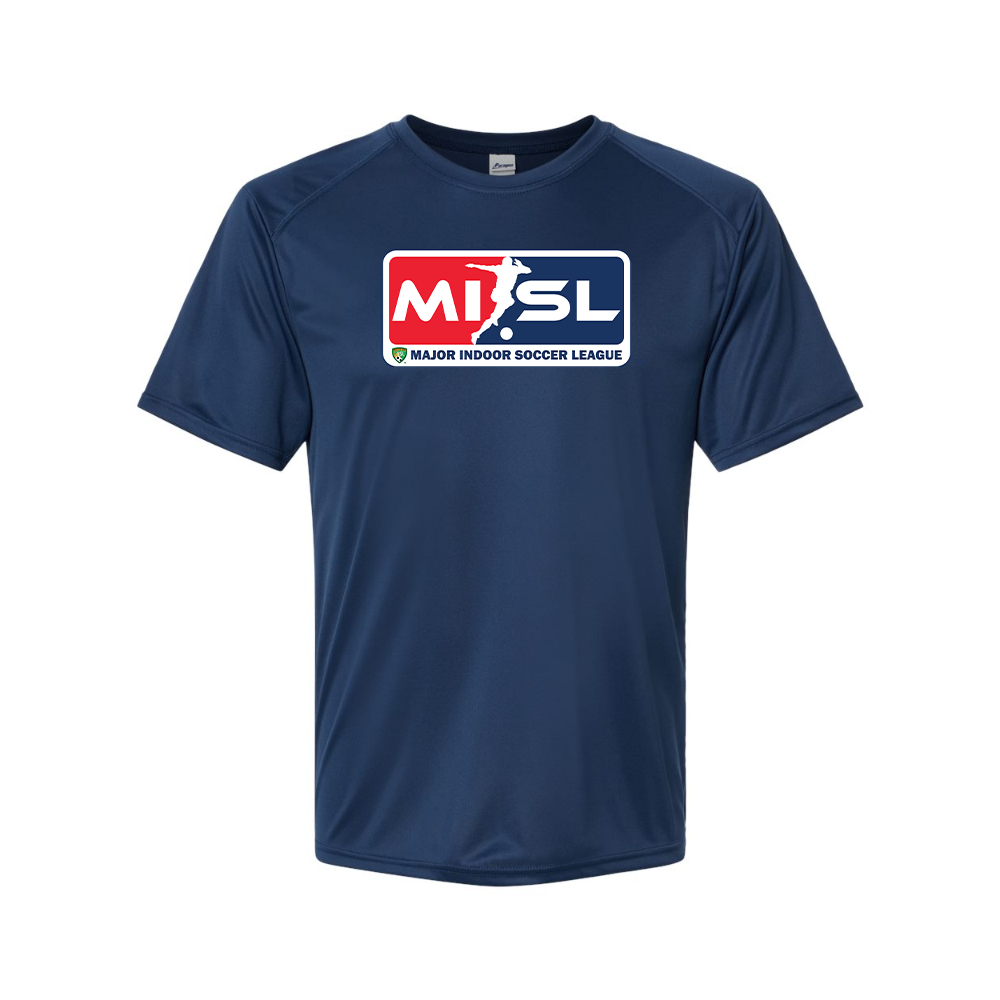 Men's Major Indoor Soccer League Logo Performance T-Shirt