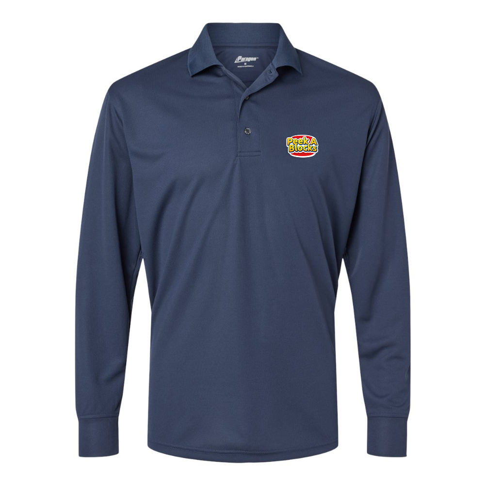 Men's  Peek A Blocks Paragon Prescott Long Sleeve Polo