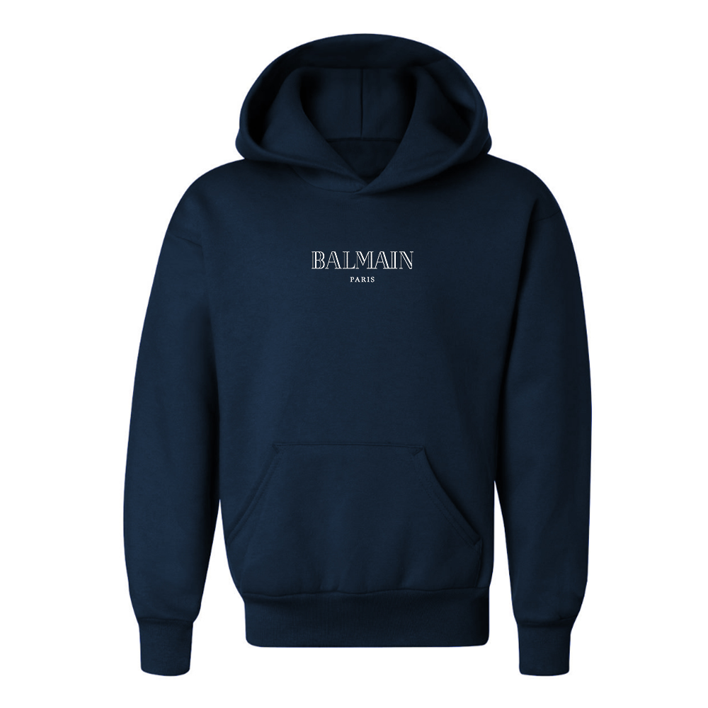 Youth  Balmain Logo  Pullover Hoodie