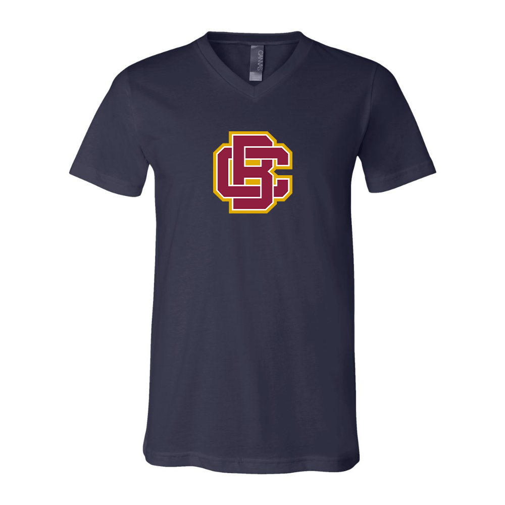 Bethune Cookman Wildcats BELLA  CANVAS - Jersey V-Neck T-Shirt