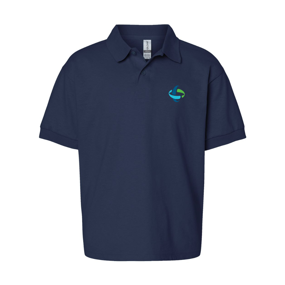 Youth  Duke Energy Gildan Dry Blend Jersey Polo