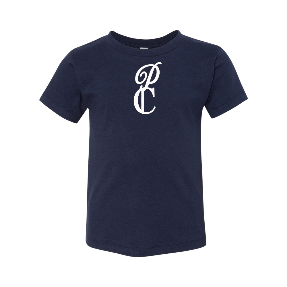 P & C Black BELLA  CANVAS Toddler Jersey Tee