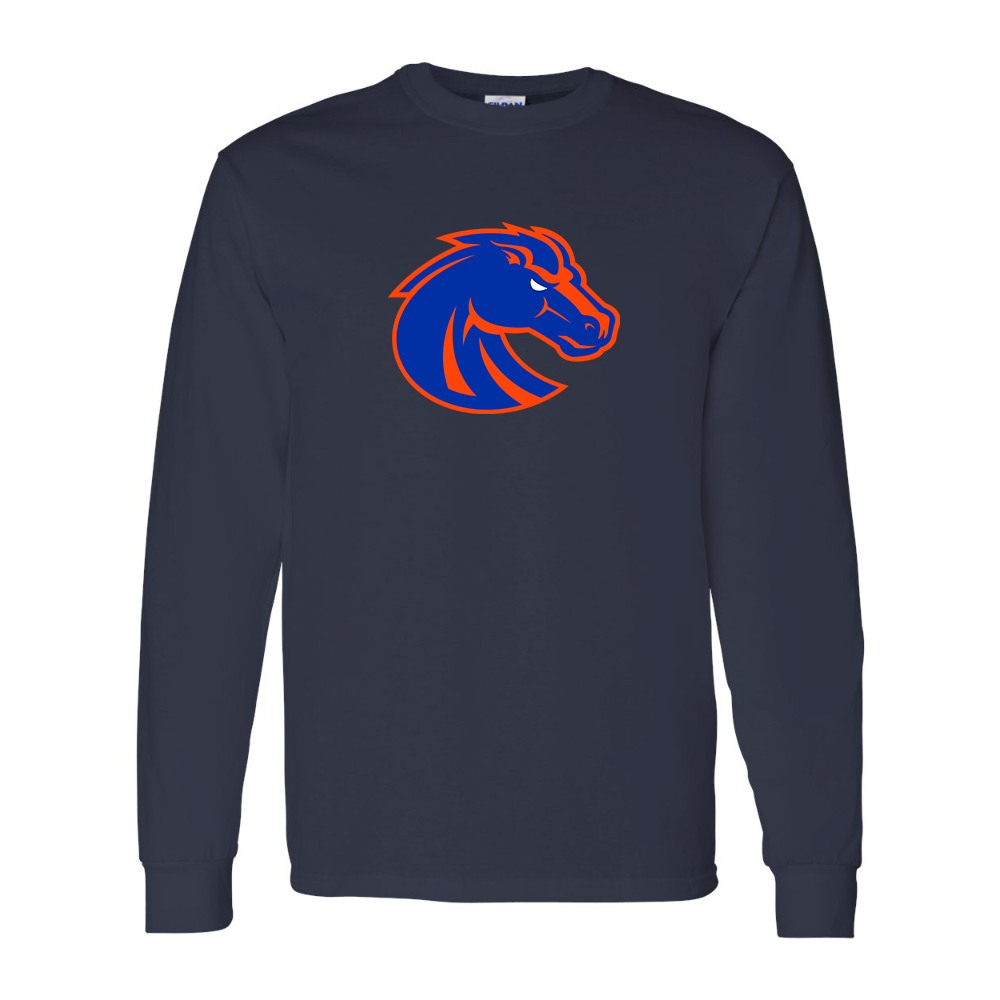 Men's Boise State Broncos  Gildan Heavy Cotton Long Sleeve T-Shirt