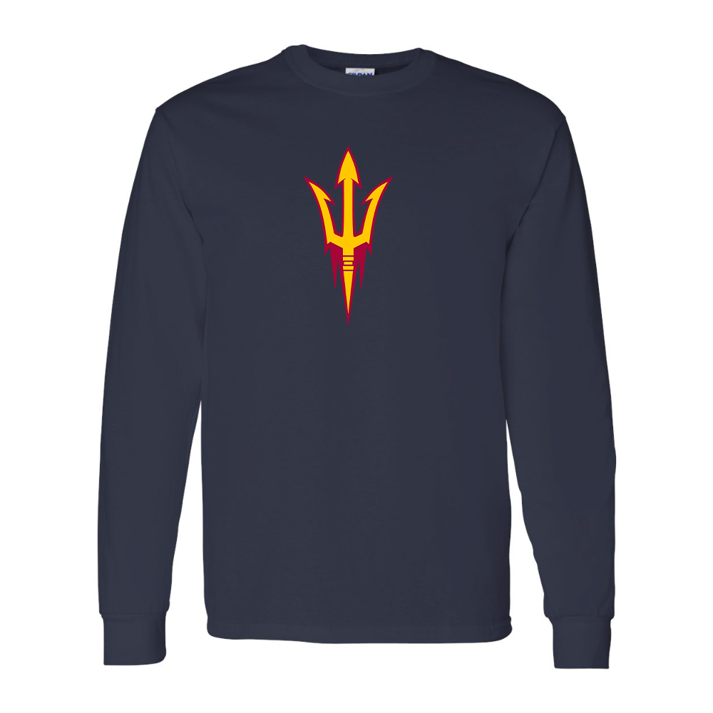 Men's  Arizona State Sun Devils Gildan Heavy Cotton Long Sleeve T-Shirt