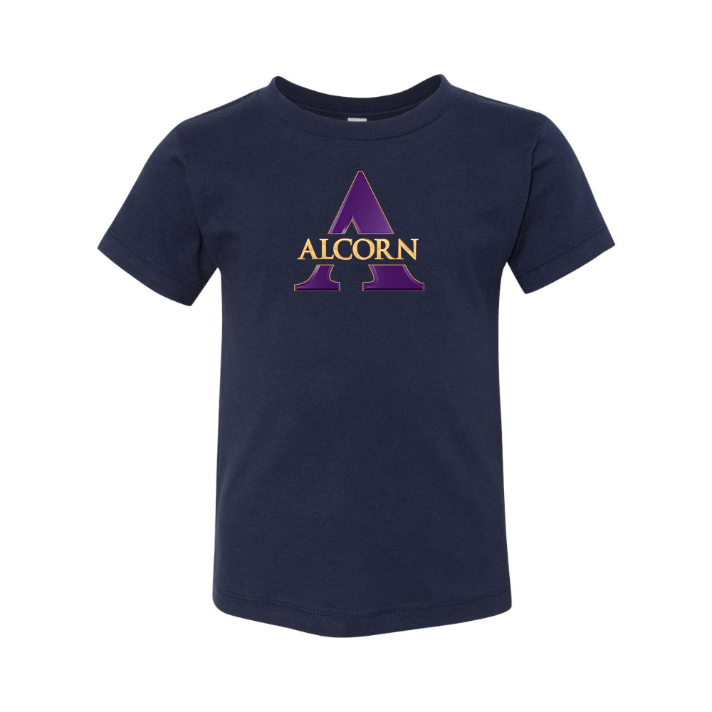 Alcorn State Braves  BELLA  CANVAS Toddler Jersey Tee