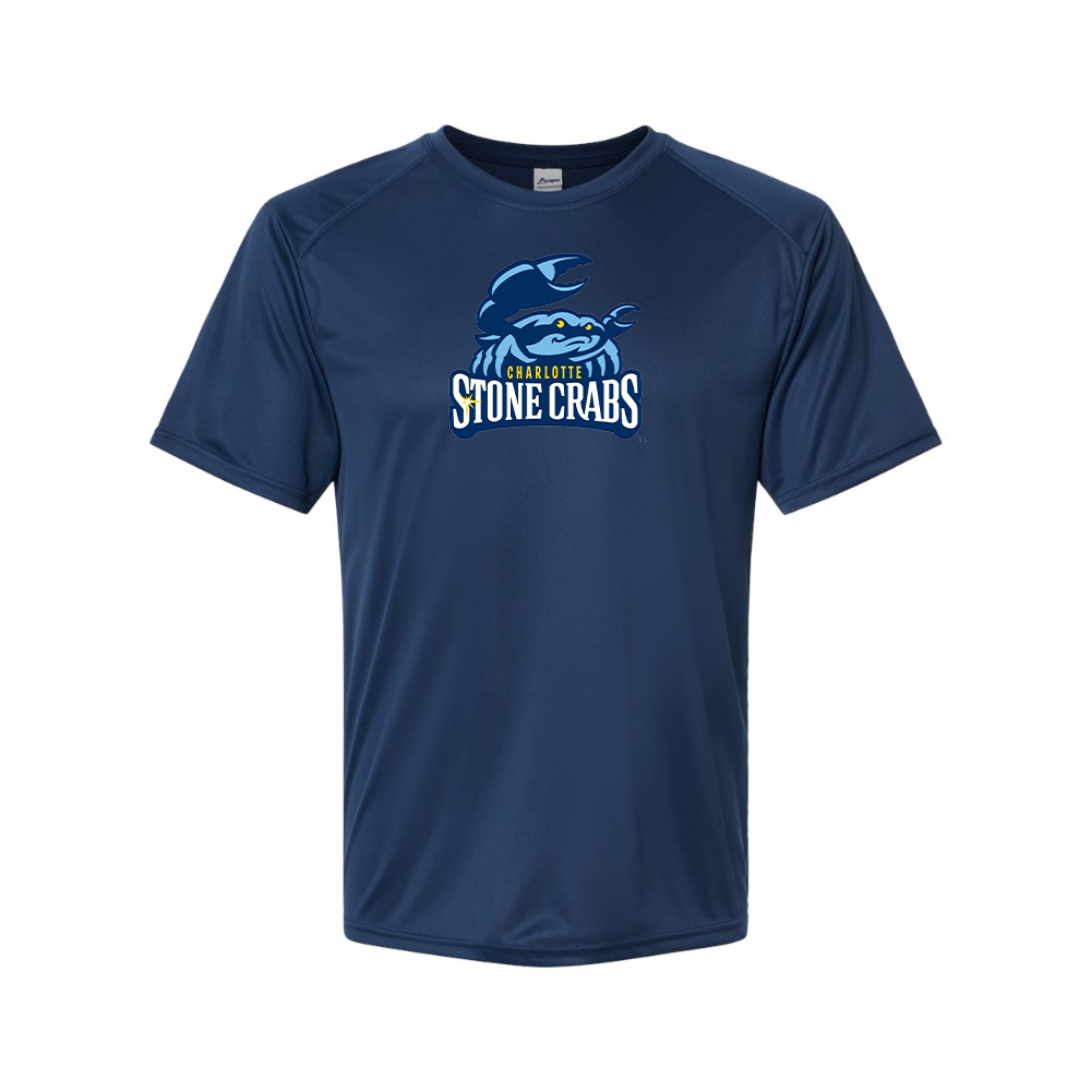 Men's Charlotte Stone Crabs Logo Performance T-Shirt
