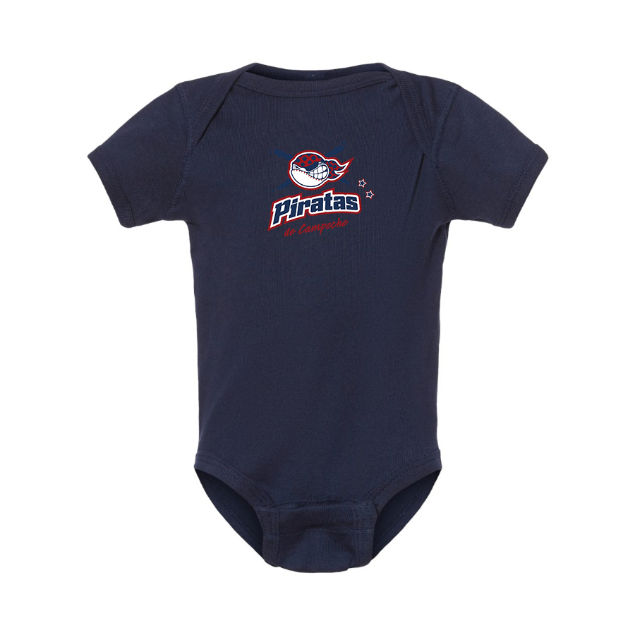 Campeche Piratas  Logo Baby Onesie Romper