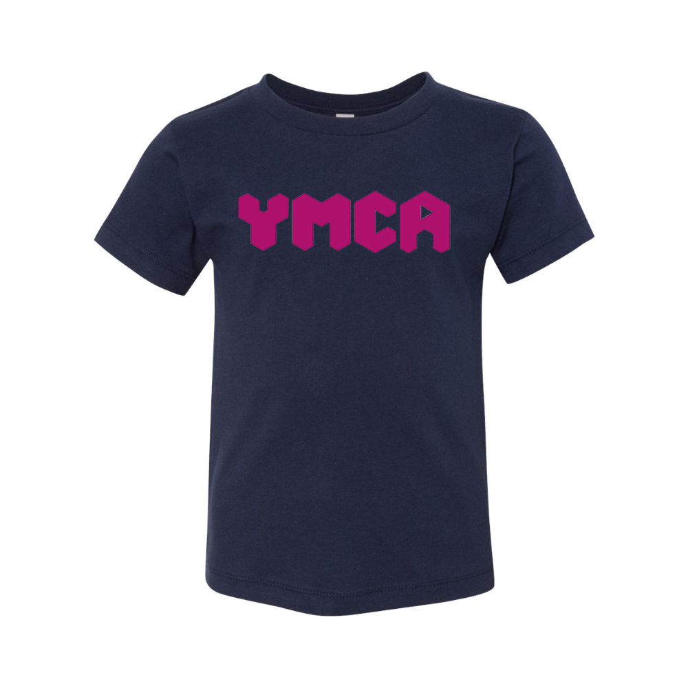 YMCA Mauve BELLA  CANVAS Toddler Jersey Tee