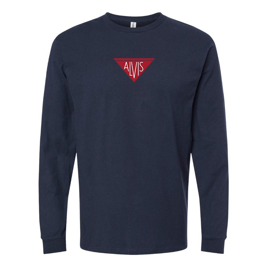 Men's Alvis Logo Cotton Long Sleeve T-Shirt