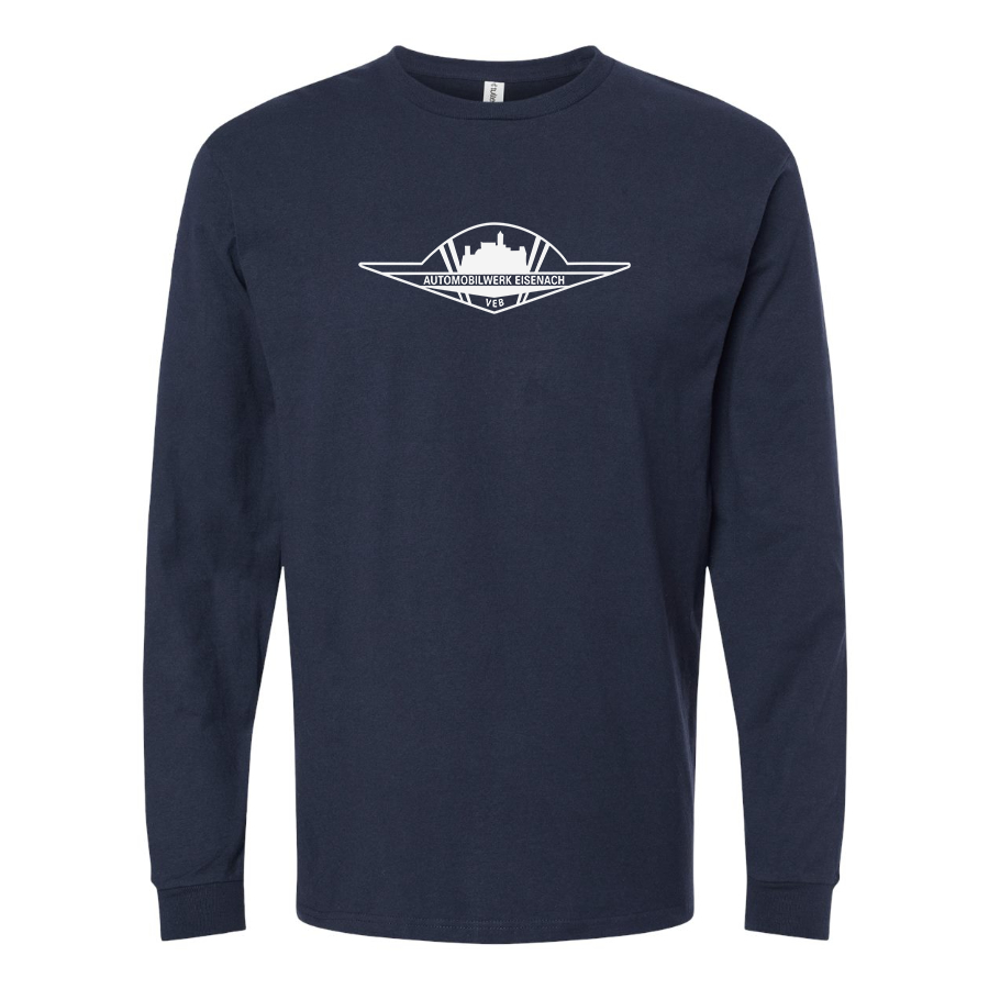 Men's Wartburg Logo  Cotton Long Sleeve T-Shirt