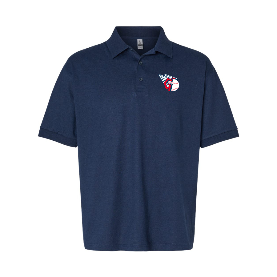 Men's Cleveland Guardians  Logo Dry Blend Polo