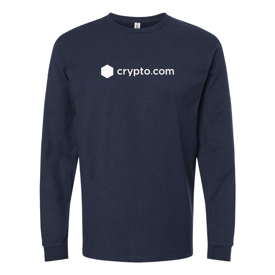 Youth Crypto.Com  Logo Long sleeves