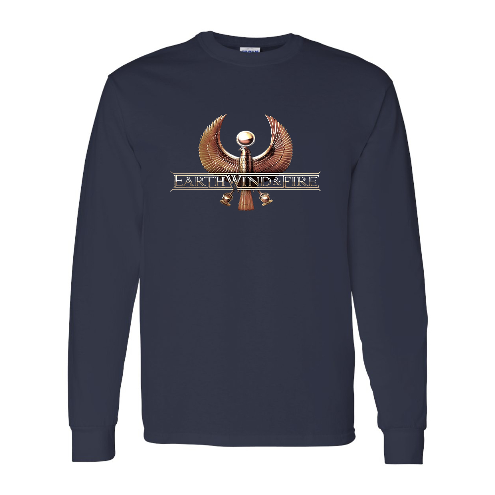 Men's Earth Wind & Fire  Gildan Heavy Cotton Long Sleeve T-Shirt