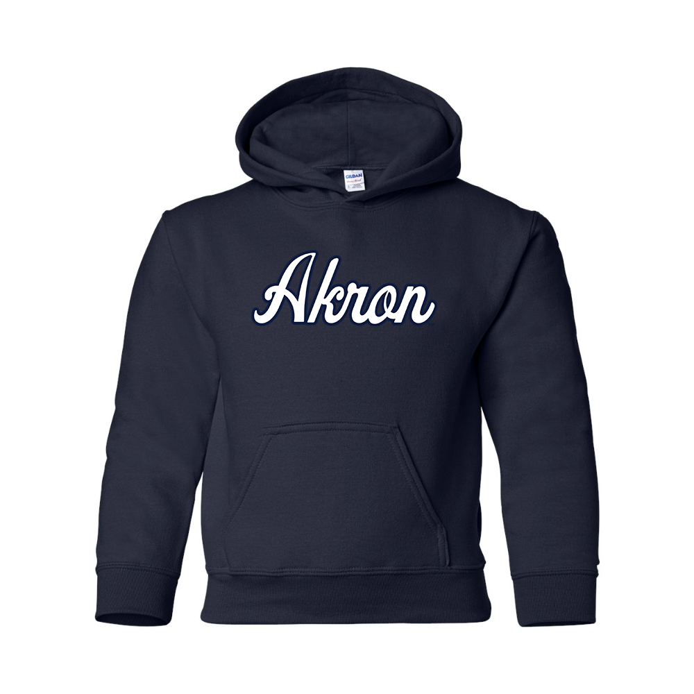 Youth Akron Zips Gildan Heavy Blend  Hooded Sweatshirt