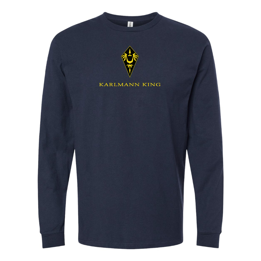Men's Karlmann King  Logo Cotton Long Sleeve T-Shirt