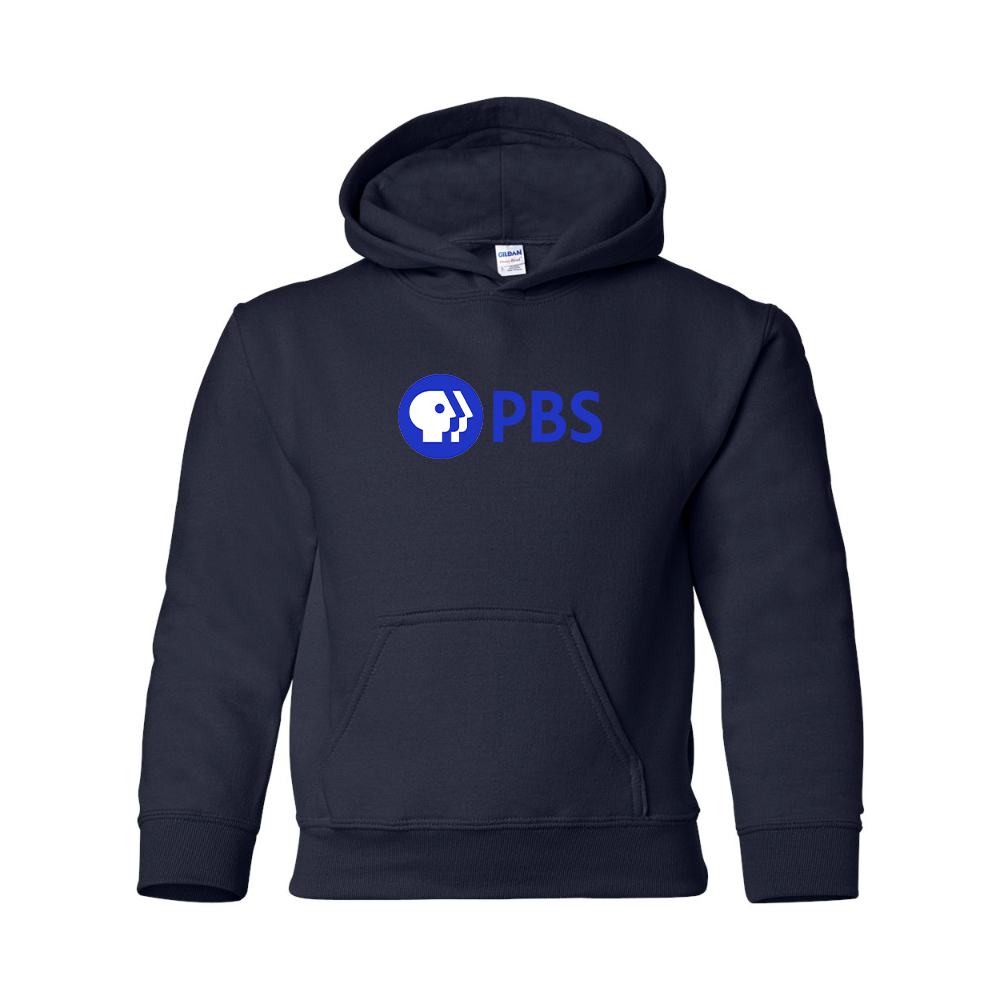 Youth  PBS Blue Gildan Heavy Blend  Hooded Sweatshirt