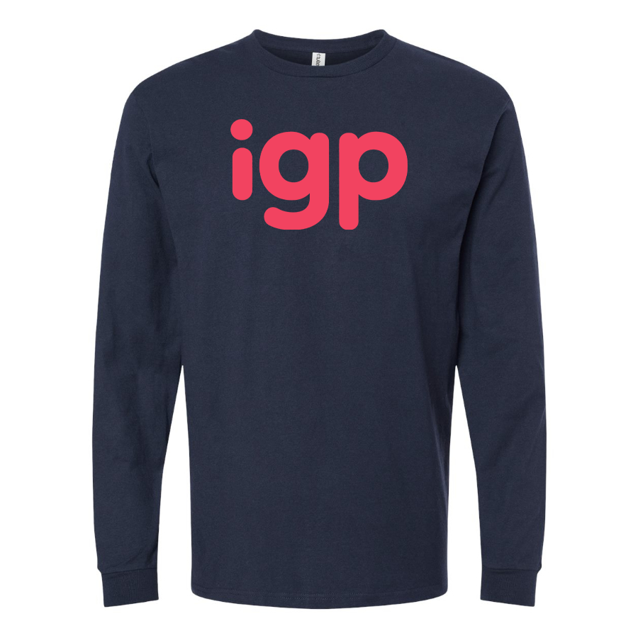 Men's Indian Gifts Portal  Logo Cotton Long Sleeve T-Shirt