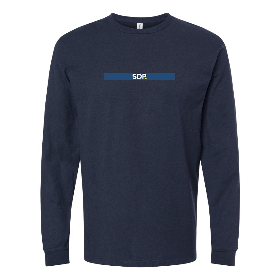Men's   SDP  Logo  Cotton Long Sleeve T-Shirt