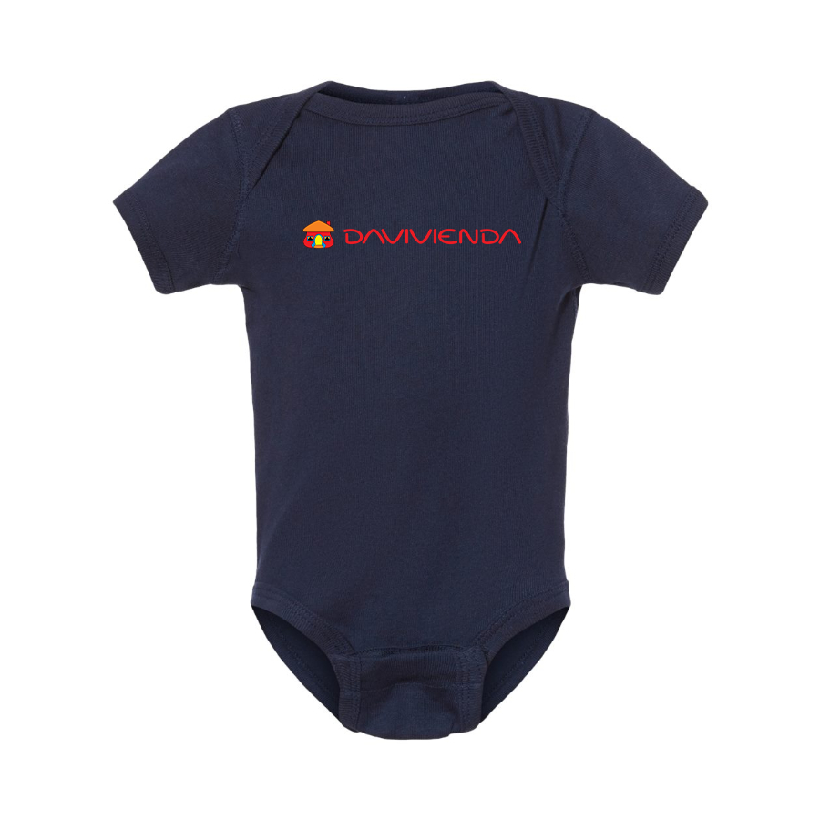 Davivienda Logo Baby Onesie Romper