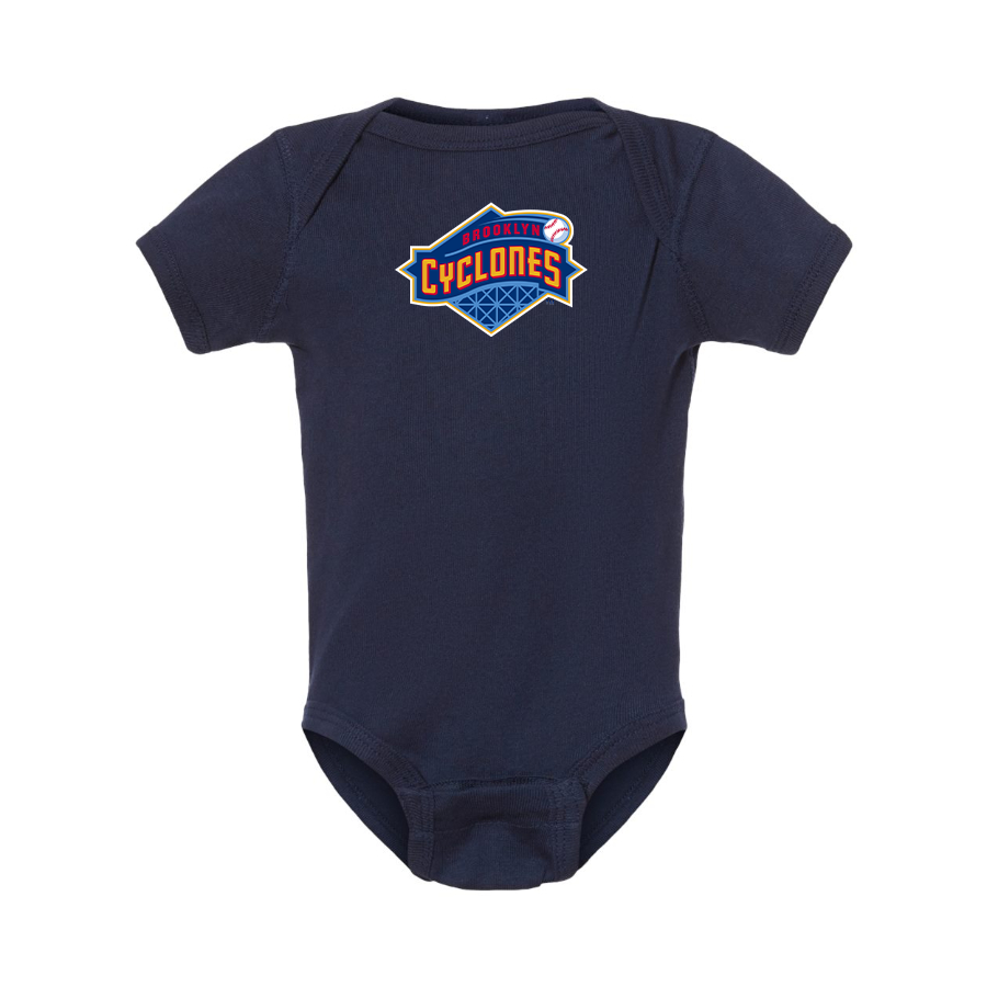 Brooklyn Cyclones Logo Baby Onesie Romper