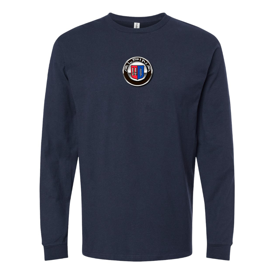 Men's Alpina Logo Cotton Long Sleeve T-Shirt
