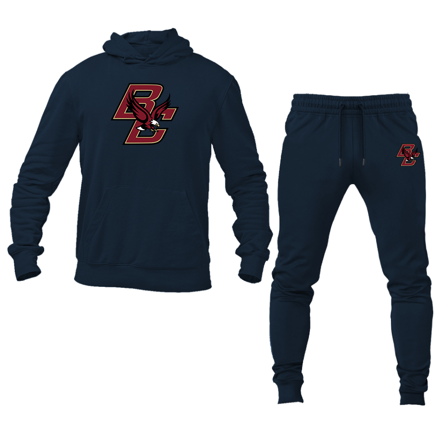 Men's Boston College Eagles  Hoodie Joggers Set
