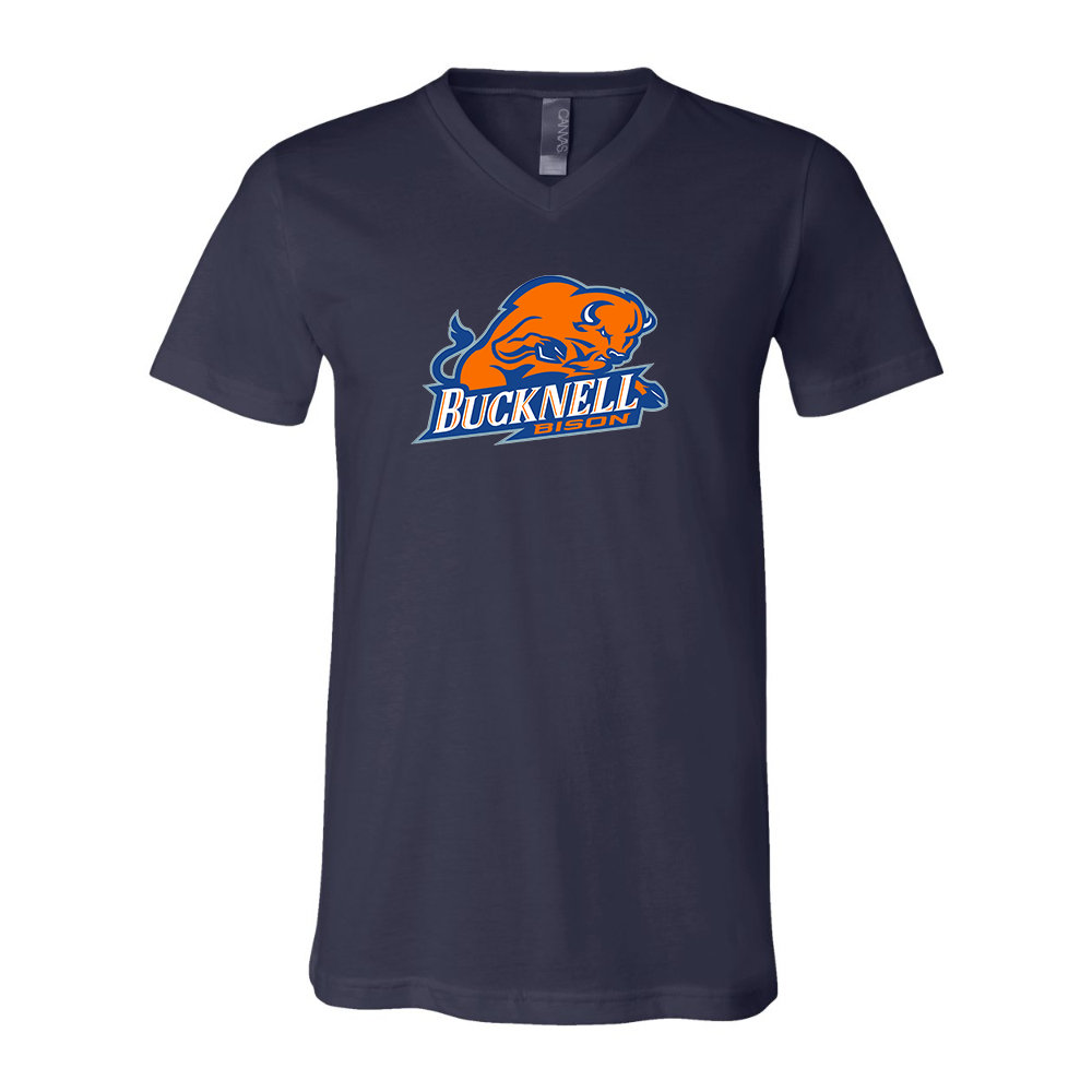 Bucknell Bison BELLA  CANVAS - Jersey V-Neck T-Shirt
