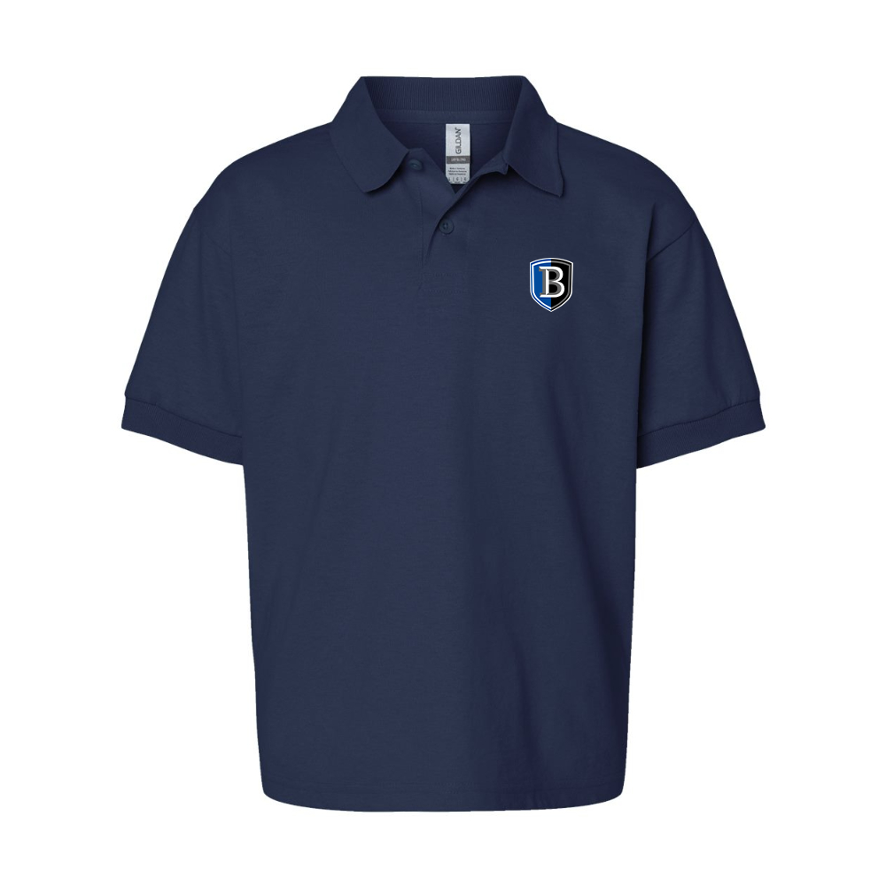 Youth  Bentley Falcons  Gildan Dry Blend Jersey Polo