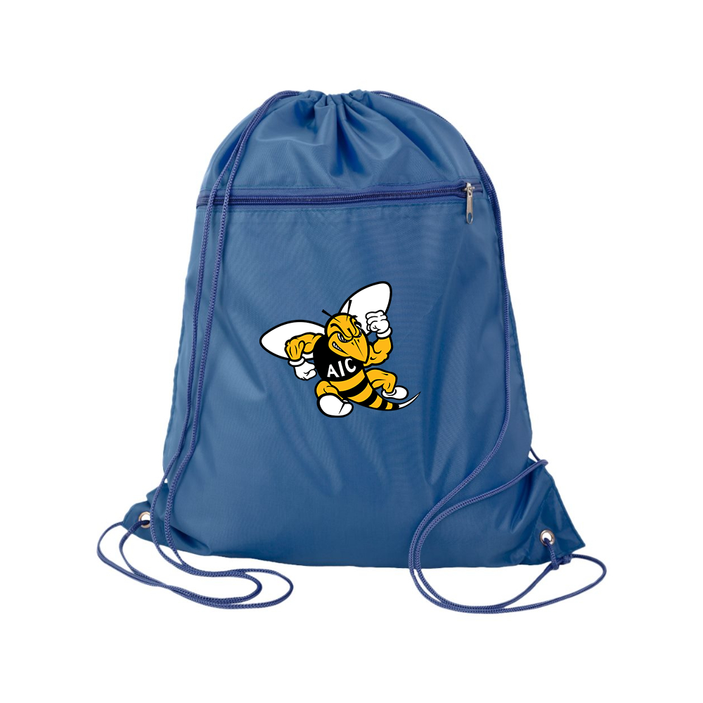 AIC Yellow Jackets  Q-Tees - Polyester Cinchpack