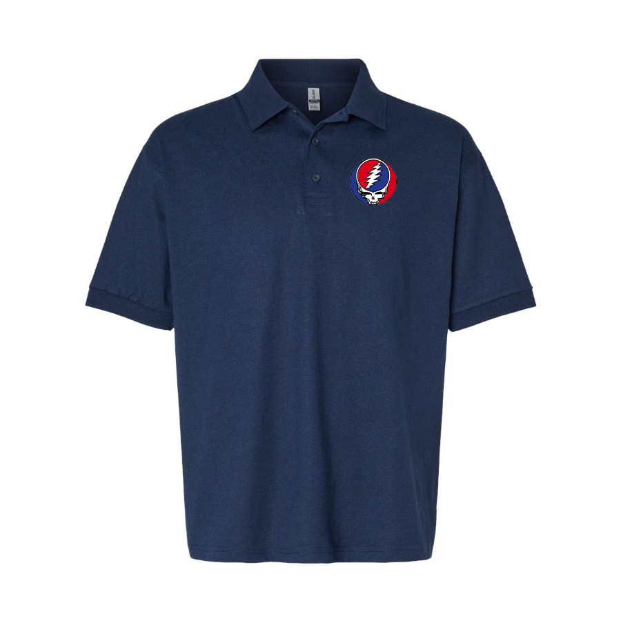 Men's Gratefu Dead Logo Dry Blend Polo