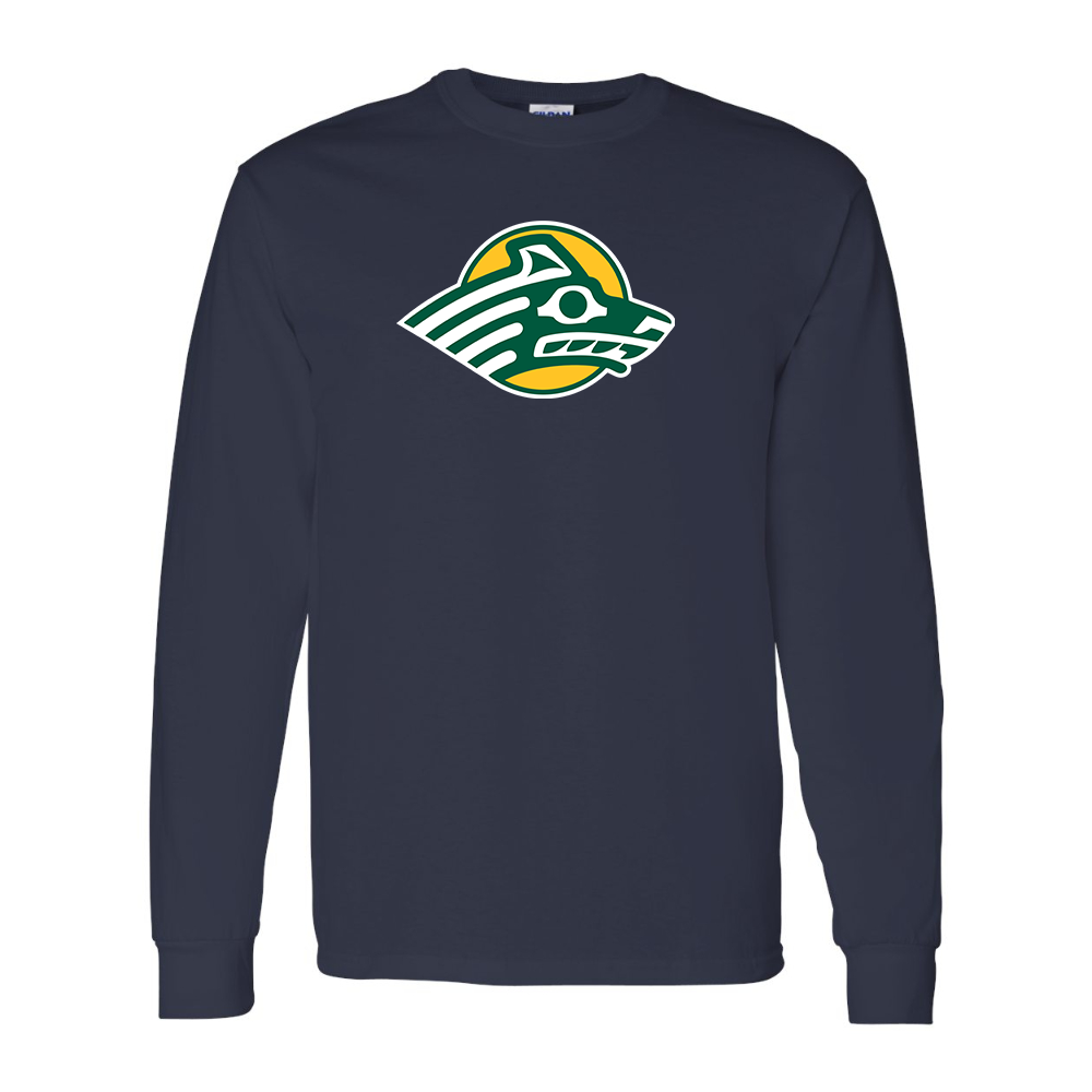 Men's Alaska Anchorage Seawolves  Gildan Heavy Cotton Long Sleeve T-Shirt