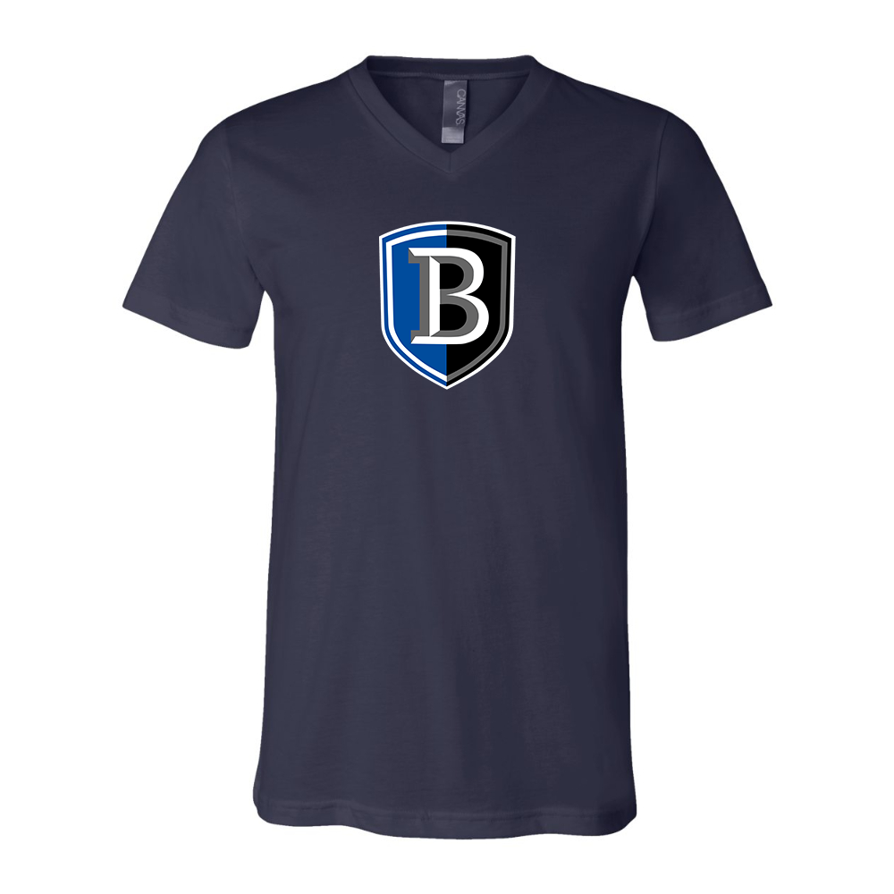 Bentley Falcons BELLA  CANVAS - Jersey V-Neck T-Shirt