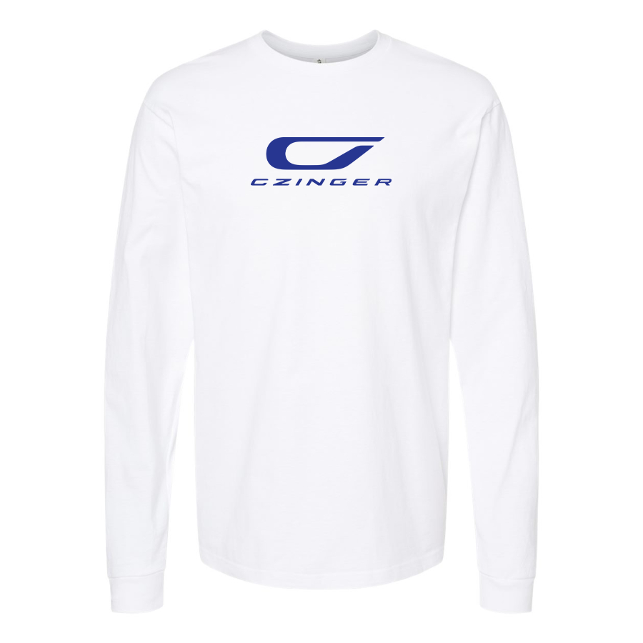 Men's Czinger Logo Cotton Long Sleeve T-Shirt