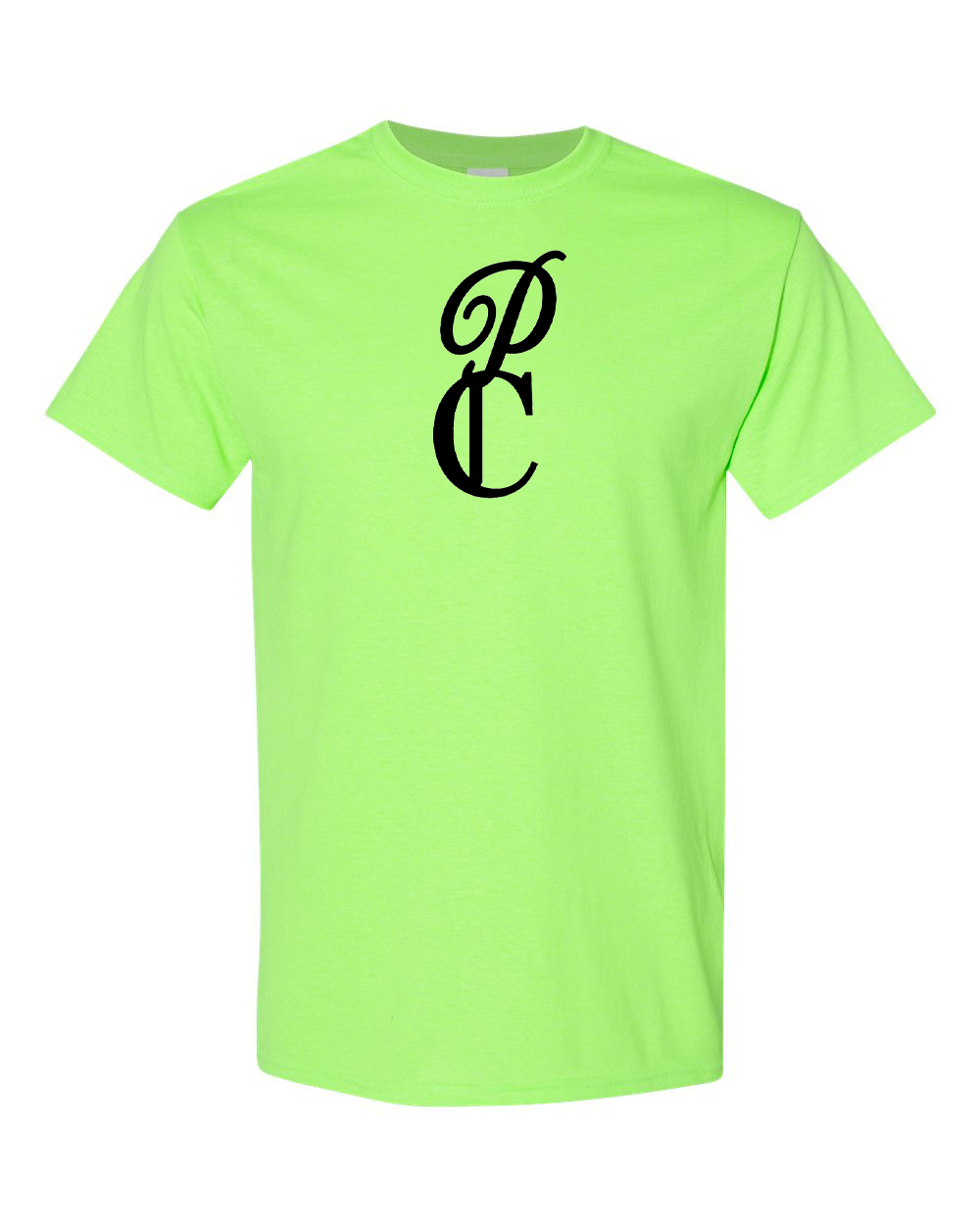 Men's P & C Black   Gildan Heavy Cotton T-Shirt