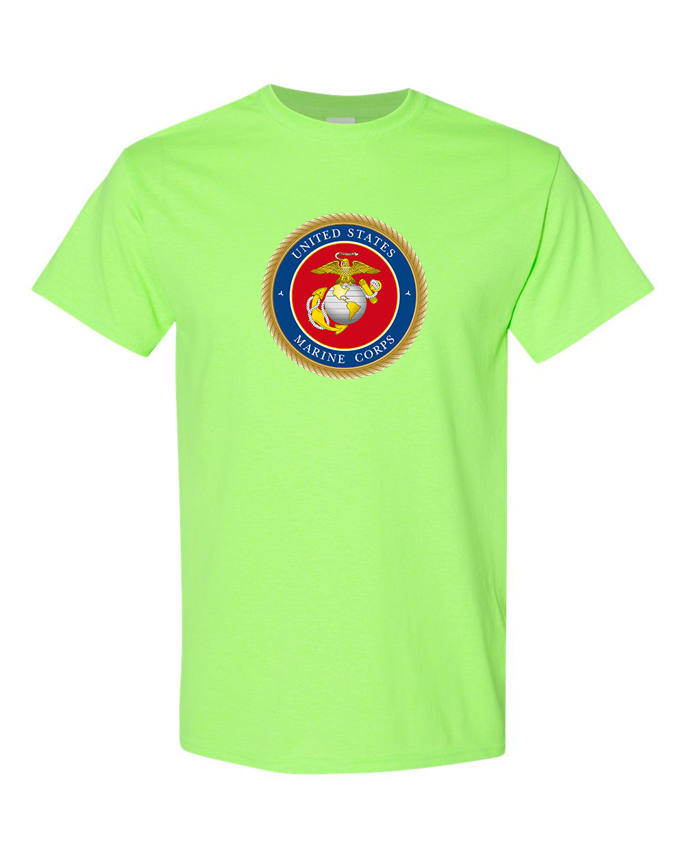 Men's USMC Emblem Gildan Heavy Cotton T-Shirt